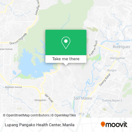 Lupang Pangako Health Center map