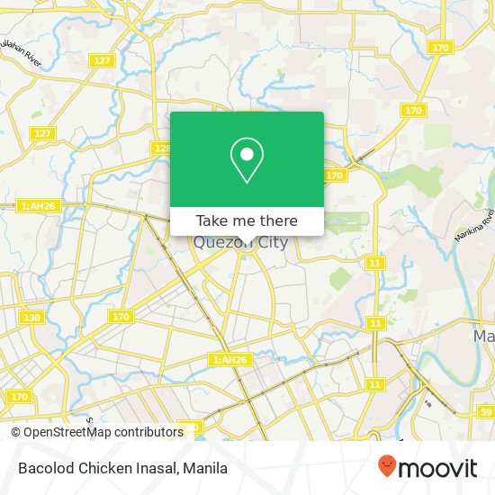 Bacolod Chicken Inasal map