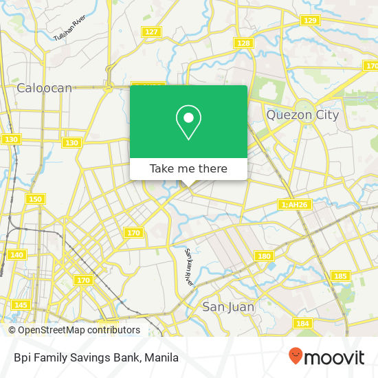 Bpi Family Savings Bank map