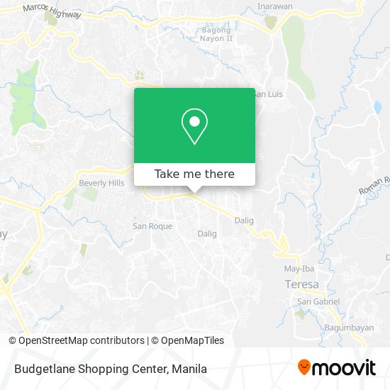 Budgetlane Shopping Center map