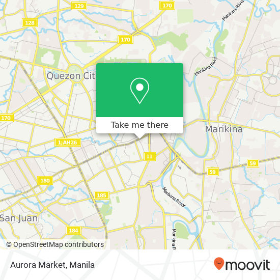 Aurora Market map