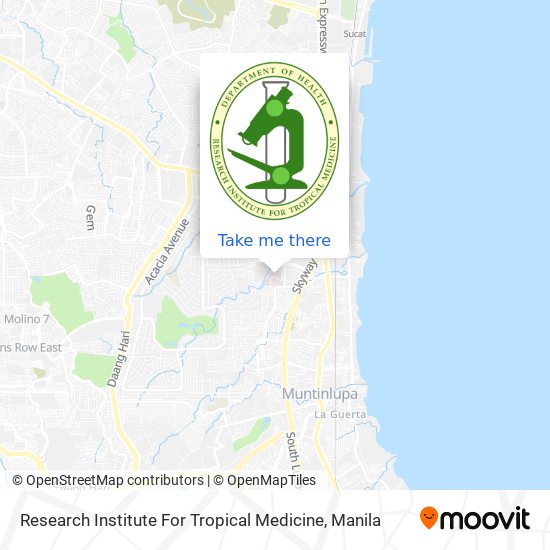 Research Institute For Tropical Medicine map