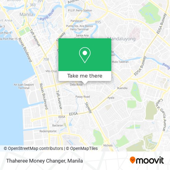 Thaheree Money Changer map