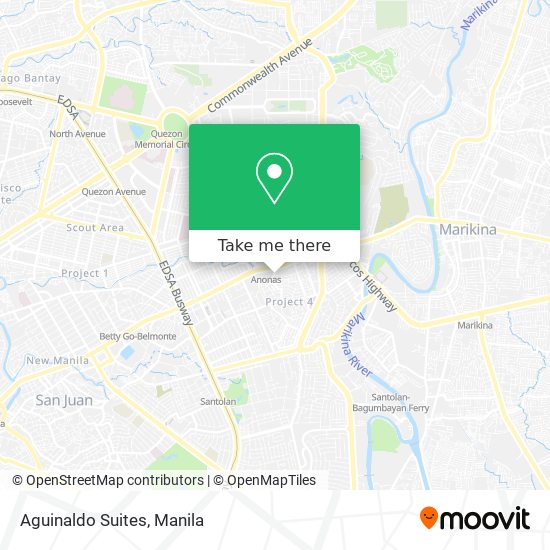 Aguinaldo Suites map