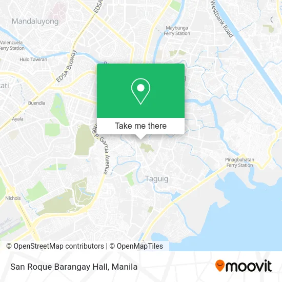 San Roque Barangay Hall map