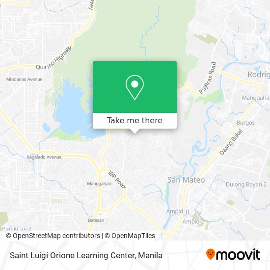 Saint Luigi Orione Learning Center map