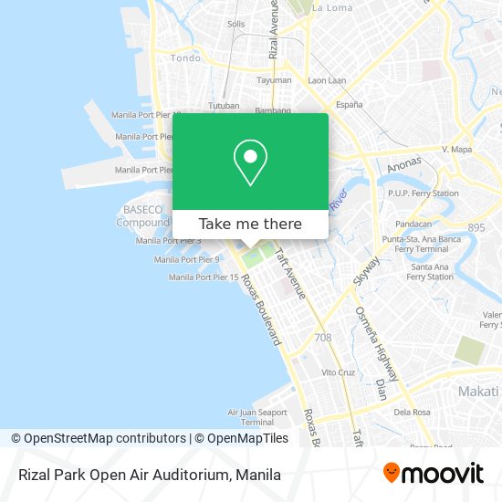 Rizal Park Open Air Auditorium map