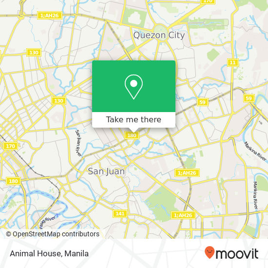 Animal House map