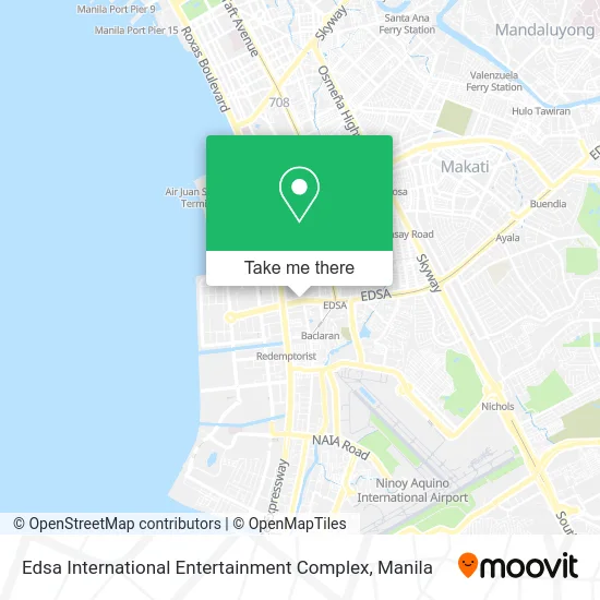Edsa International Entertainment Complex map