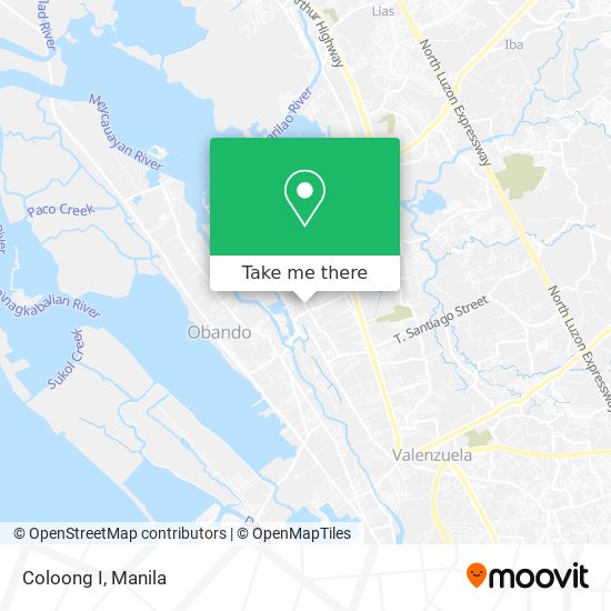 Coloong I map