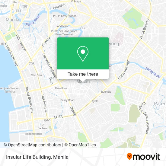 Insular Life Building map