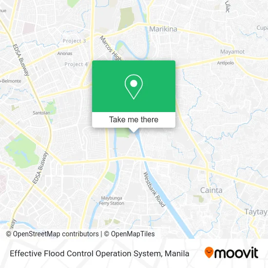 Effective Flood Control Operation System map