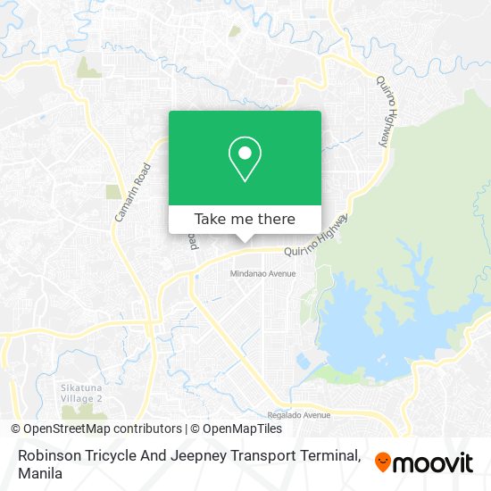 Robinson Tricycle And Jeepney Transport Terminal map