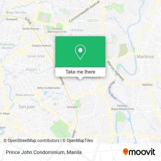 Prince John Condominium map