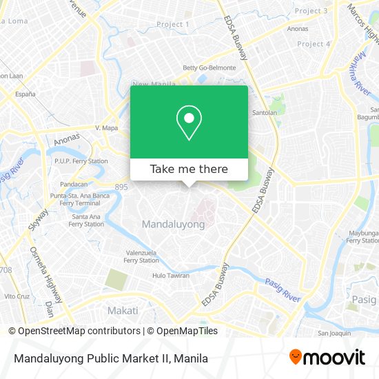 Mandaluyong Public Market II map