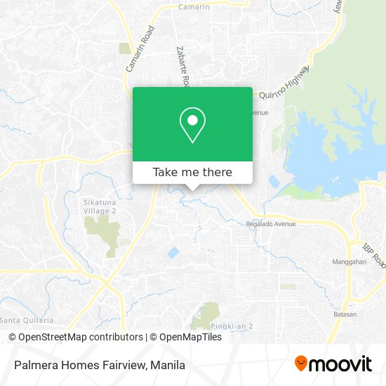 Palmera Homes Fairview map