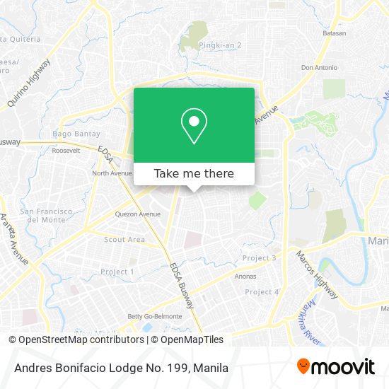 Andres Bonifacio Lodge No. 199 map