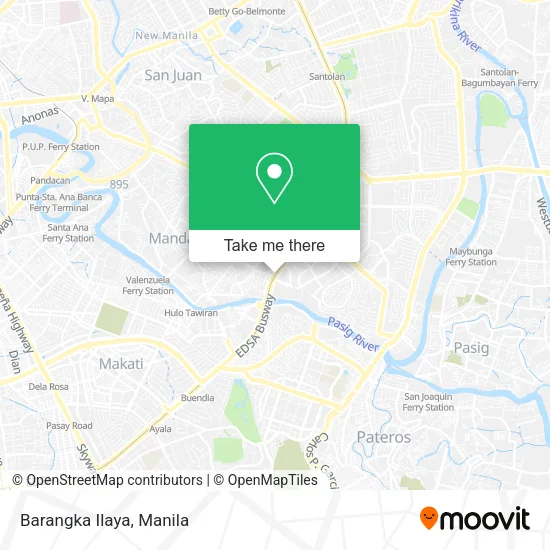 Barangka Ilaya map
