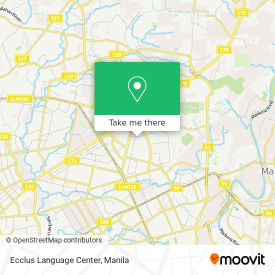 Ecclus Language Center map