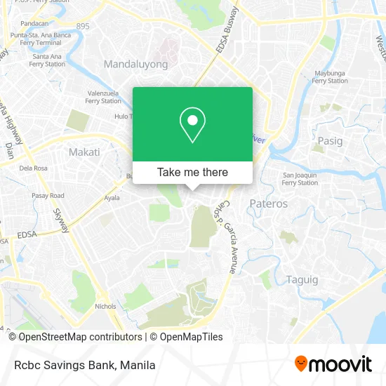 Rcbc Savings Bank map