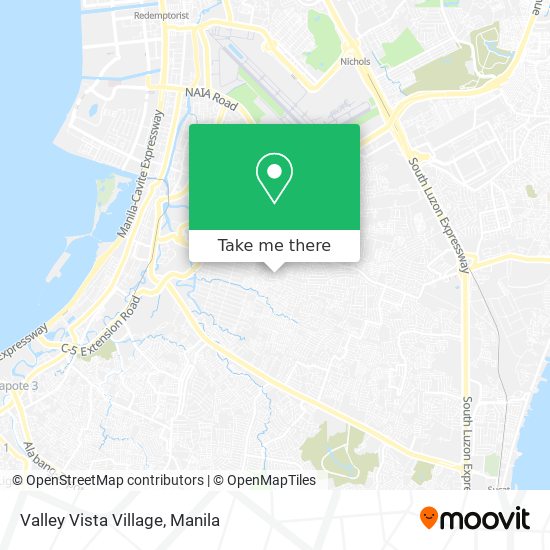 Valley Vista Village map