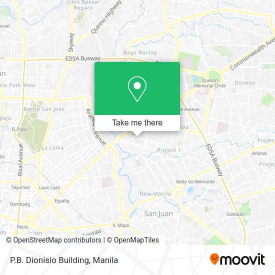 P.B. Dionisio Building map