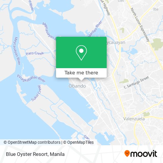 Blue Oyster Resort map