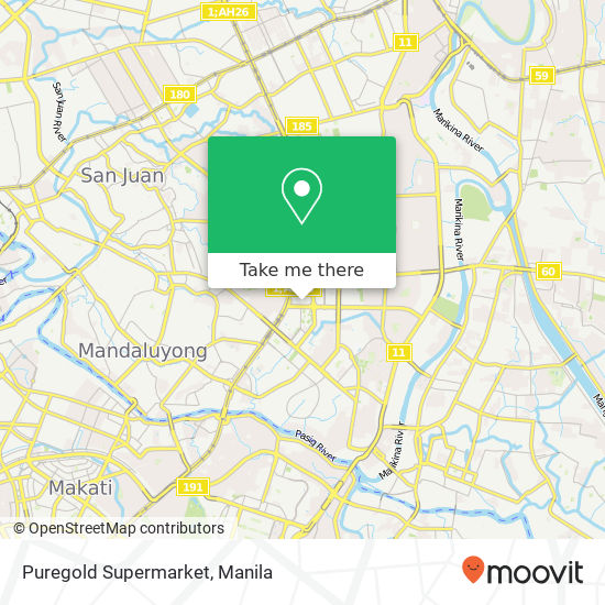 Puregold Supermarket map