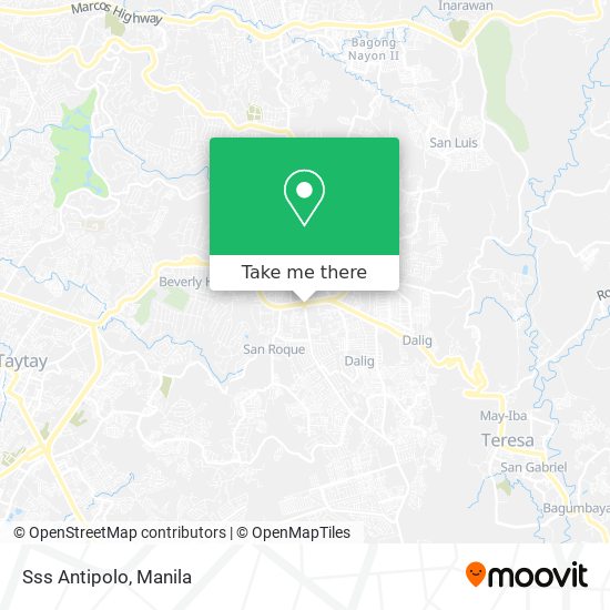 Sss Antipolo map