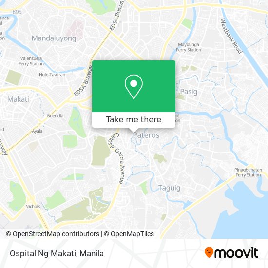 Ospital Ng Makati map