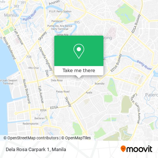 Dela Rosa Carpark 1 map