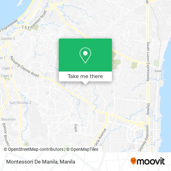 Montessori De Manila map