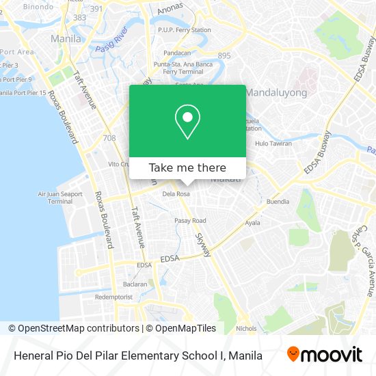 Heneral Pio Del Pilar Elementary School I map