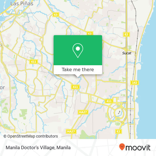 Manila Doctor's Village map
