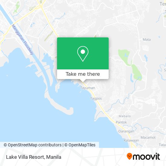 Lake Villa Resort map
