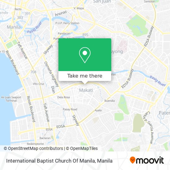 International Baptist Church Of Manila map