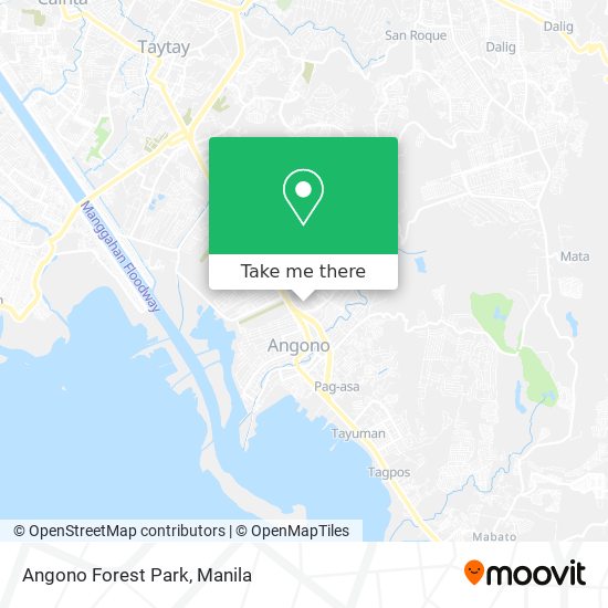 Angono Forest Park map