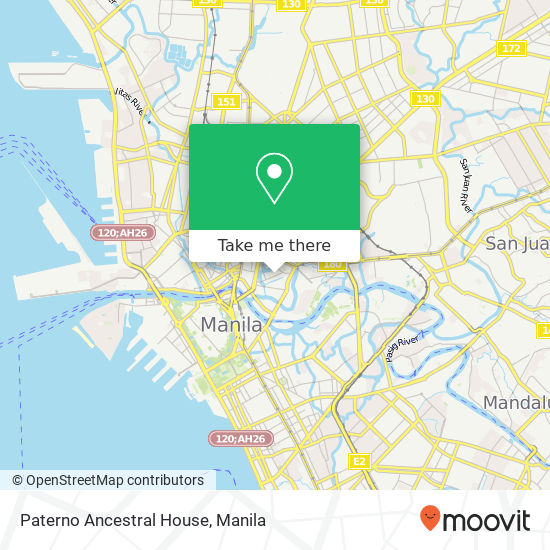 Paterno Ancestral House map