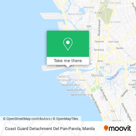 Coast Guard Detachment Del Pan-Parola map