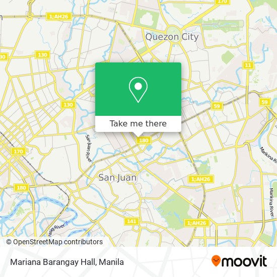 Mariana Barangay Hall map