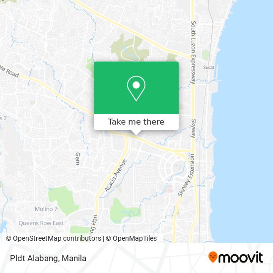 Pldt Alabang map