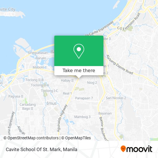 Cavite School Of St. Mark map
