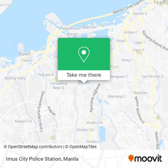Imus City Police Station map