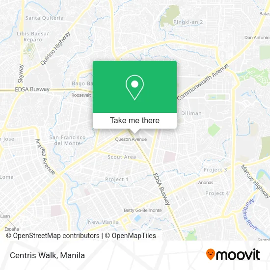 Centris Walk map