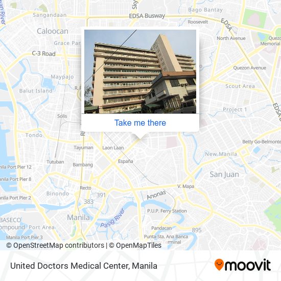 United Doctors Medical Center map