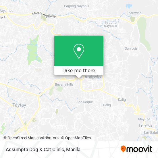 How To Get To Assumpta Dog Cat Clinic In Antipolo City By Bus