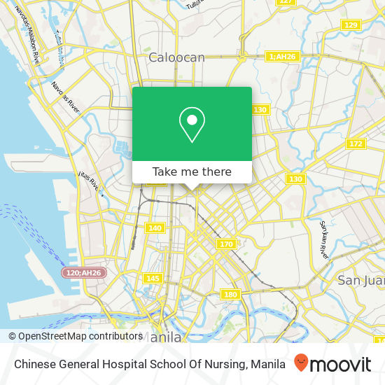 Chinese General Hospital School Of Nursing map