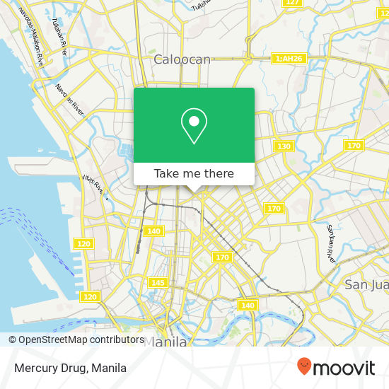 Mercury Drug map