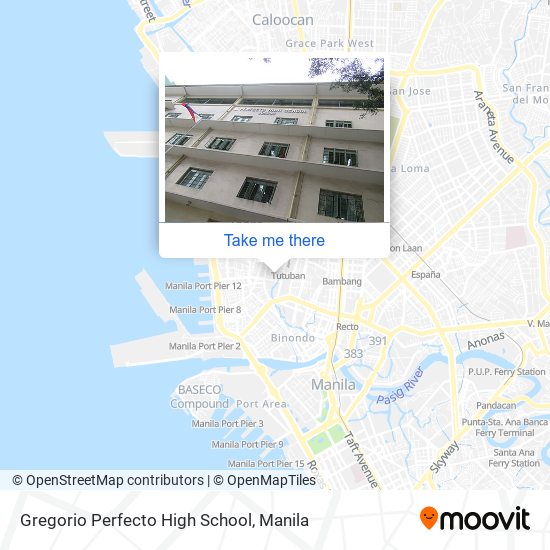 Gregorio Perfecto High School map