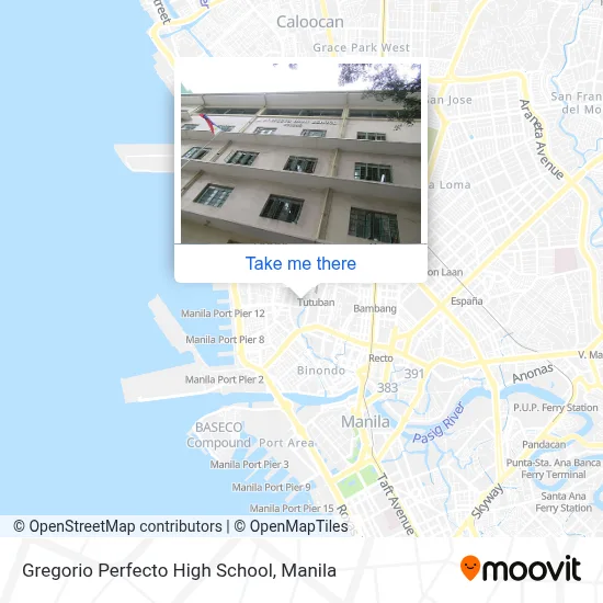 Gregorio Perfecto High School map